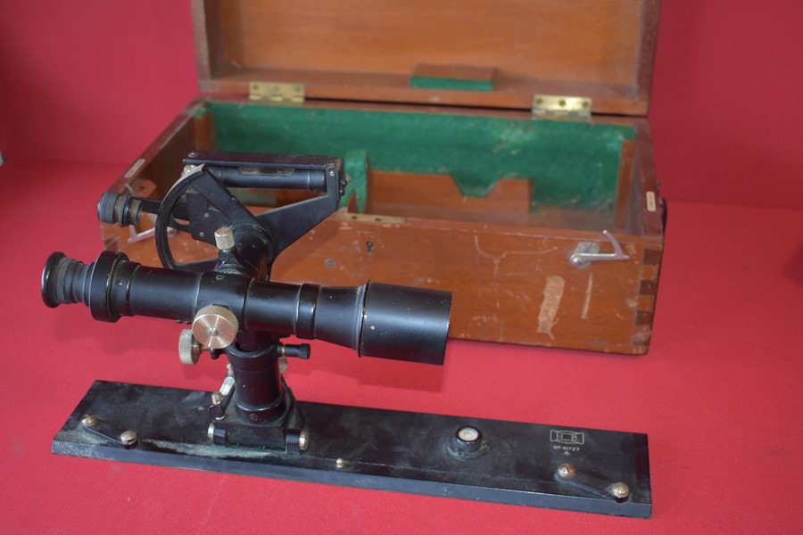 WW2 PERIOD BOXED MILITARY SURVEYING INSTRUMENT HB 41727-SOLD